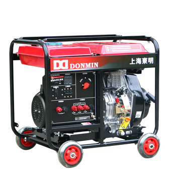 DONMIN 单三相一体柴油发电机 DMDS6500LE/YJ 5kW 16L 手启动/电启动 单相/三相