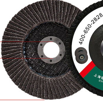 锋耐 弹性磨盘百叶轮 100*16mm 72页 60目 黑色 网盖 517砂布