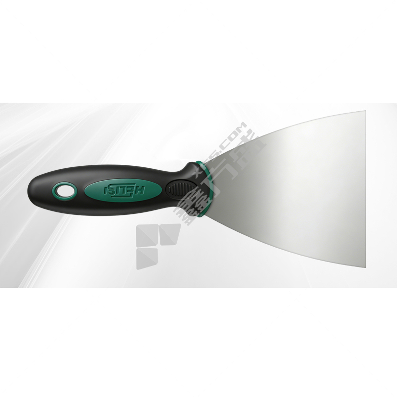 赫力斯 镜面塑柄不锈钢油灰刀 092004 4寸100mm