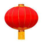 沪洋 铁口绸缎布料 灯笼 200# 撑开直径150cm 红色