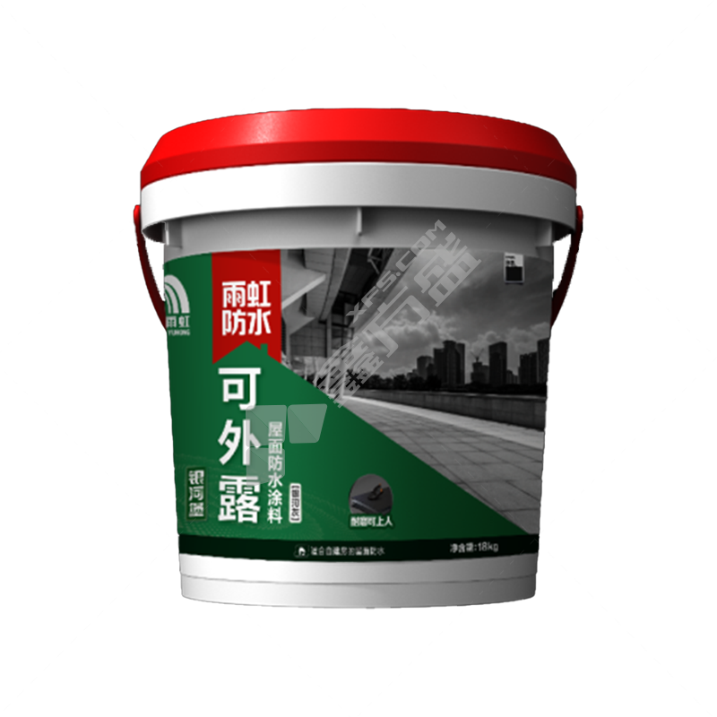 东方雨虹 可外露屋面防水涂料 18kg 灰色