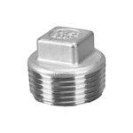 ZNSN 304 不锈钢四角丝堵 1.5寸