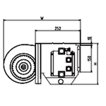 约克 左式风机盘管 三排管 YBFC-06CC 3 U