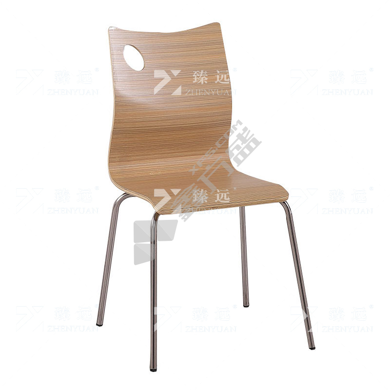 臻远 ZY4040811 餐椅 480*460*830mm 原木色