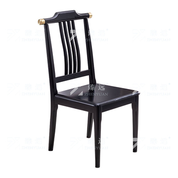 臻远 ZY3110420 实木餐凳 430*440*950mm 黑色