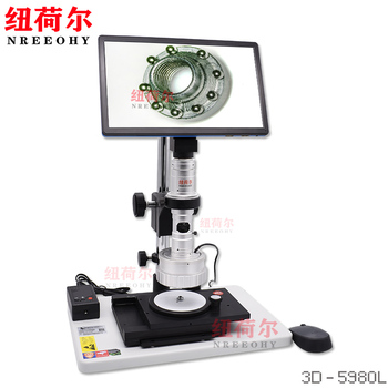纽荷尔 专业3D三维视频显微镜 10-260倍 3D-5980L