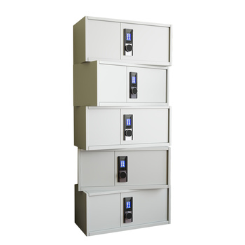 初嘉 CJ40619032 分五节人脸识别资料保密柜 900*420*2000mm 灰色