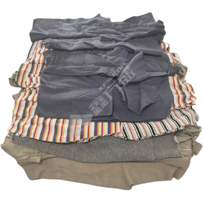 路为工 LWG-XFS-11 不规则花色拼接擦机布 25kg 长宽在30~60cm之间