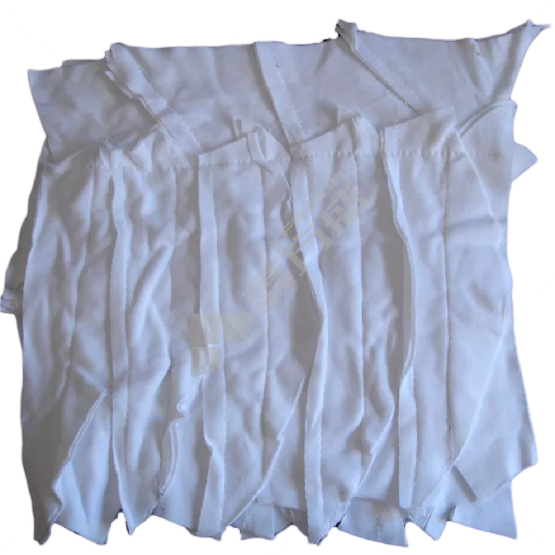 路为工 LWG-XFS-10 不规则白色拼接擦机布 25kg  长宽在30~60cm之间