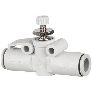 谦华智科 Q-AS系列 直通型快插 流量控制可调节流阀 Q-AS2002F-04 4mm