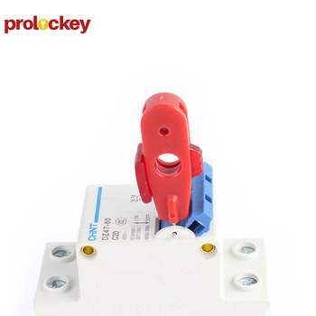 prolockey 塑料 微型断路器锁 PIS 孔距≤10mm 红色 不通开