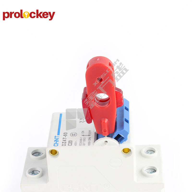 prolockey 塑料 微型断路器锁 PIS 孔距≤10mm 红色 不通开