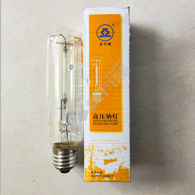 亚明 直管球泡 高压钠灯 NG150 E27 220V 150W 1900K