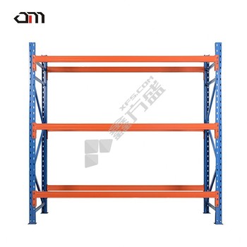 欧曼 重型横梁货架主架 2000kg 三层 2300*1000*4500mm 蓝橘色