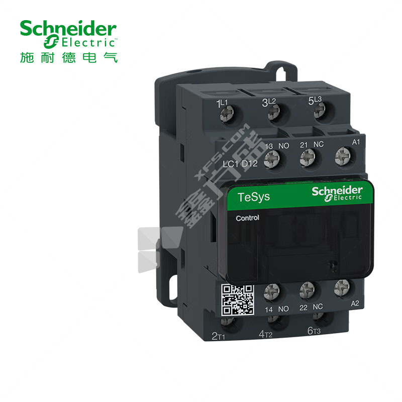 施耐德Schneider TeSys D交流接触器三极LC1D系列9A LC1D09M7 三极 9A 220V 50/60Hz （TeSys D）