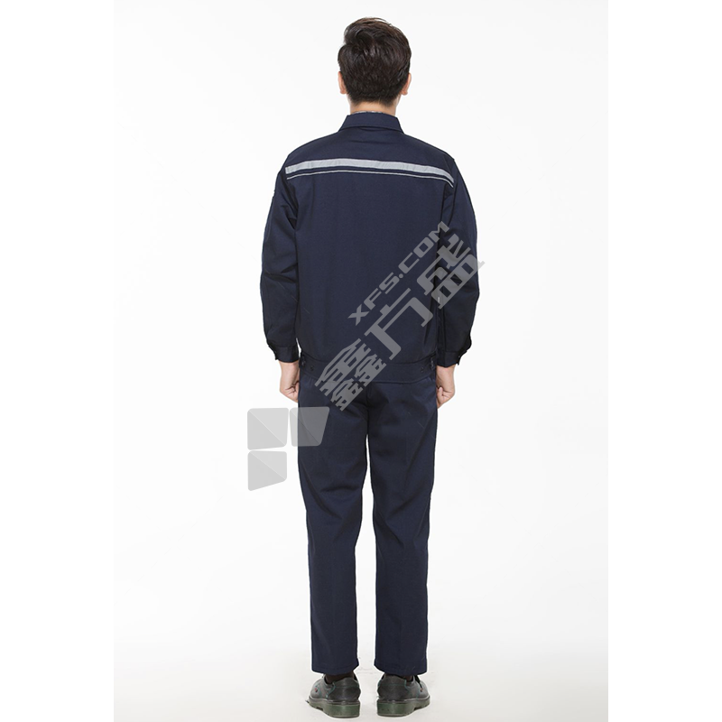 线子祥 XMY-001 防静电工作服 185 藏蓝色 10mm 条纹布