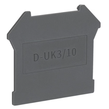 德力西DELIXI 接线端子UK型隔板 UK-6N挡板（D-UK3/10）