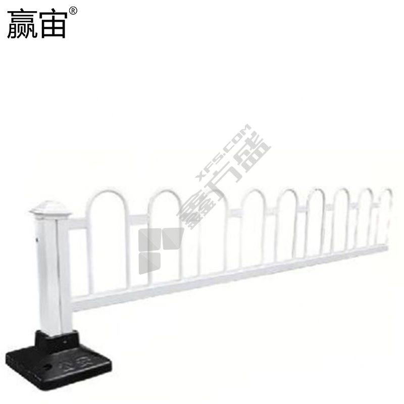 赢宙 市政隔离式京式护栏 70cm*3m 白色