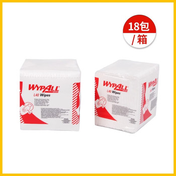 金佰利/Kimberly-Clark WYPALL劲拭L40DRC工业擦拭纸 31.8cm*30.5cm 5701 折叠式 56张/包/18包/箱