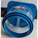 烟道止回阀 PP透明双开 φ150mm