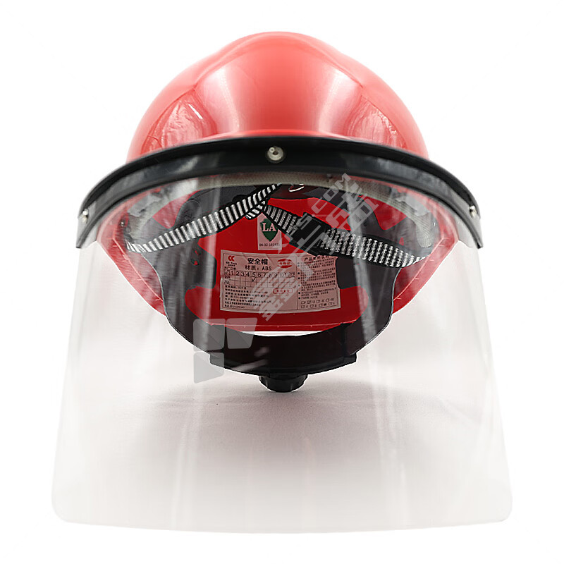 成楷科技 ABS 电力款带面屏安全帽 CKT-MP2099R 红色 旋钮式 一字型