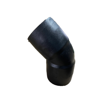 联塑 45°PE电熔给水弯头 160 1.6MPa 黑色