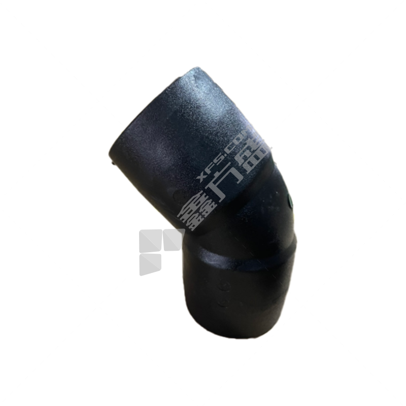 联塑 45°PE电熔给水弯头 160 1.6MPa 黑色