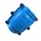 承口哈夫节 DN65 10kg 蓝色