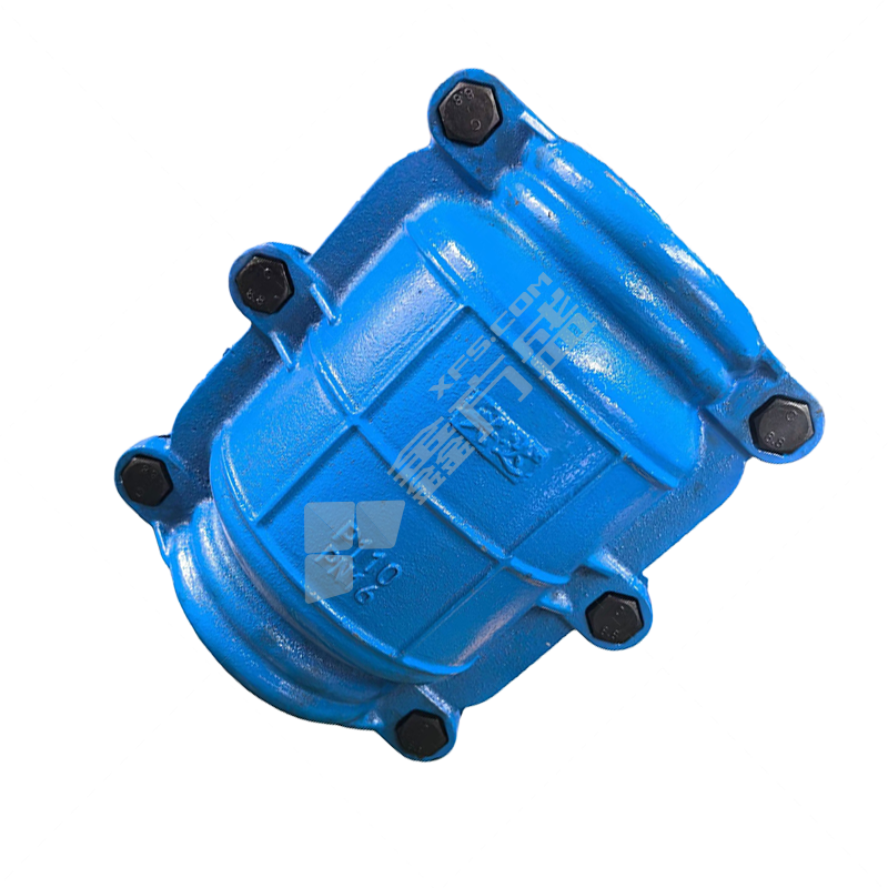 承口哈夫节 DN65 10kg 蓝色