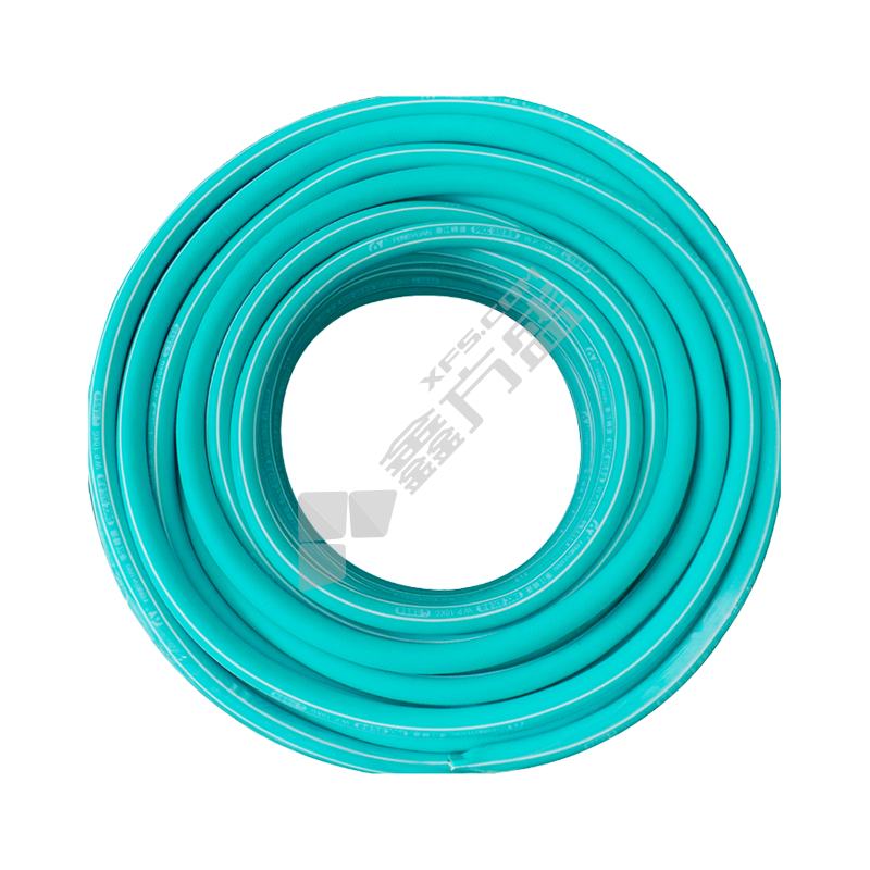峰源 绿色 PVC食品级纤维增强软管 内径25mm 3mm 50m 16kg