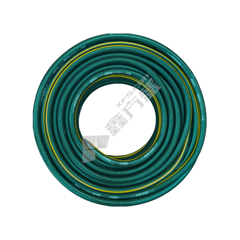 峰源 绿色 PVC耐压纤维增强软管 内径16mm 2mm 50m 9kg