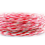 上上 100米 低烟无卤阻燃A类耐火双绞线 WDZAN-RYJS 300/500V 2*2.5平方 红白色