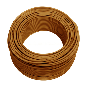 起帆 100米 塑铜软电线 RV 450/750V 1*1平方 棕色