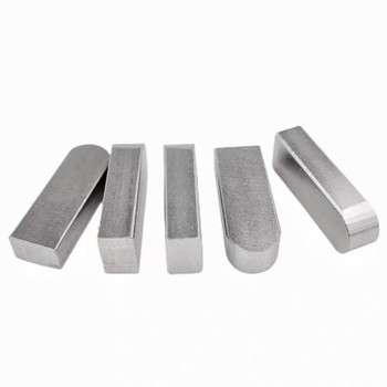 高岛 一端圆形 洗白316平键 10mm 8mm 30mm