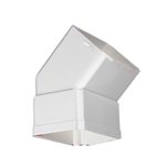 联塑 PVC方管泄水口 雨落水 外R110*73mm