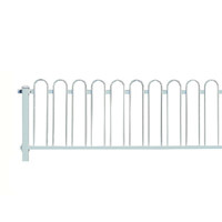 市政隔离式京式护栏 70cm*3m 白色