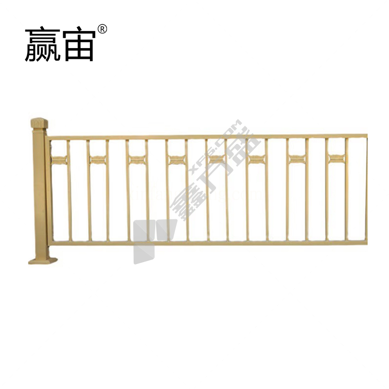 赢宙 静电喷涂 黄金护栏 3.1*0.85m