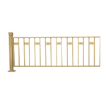 静电喷涂 黄金护栏 3.1*0.85m