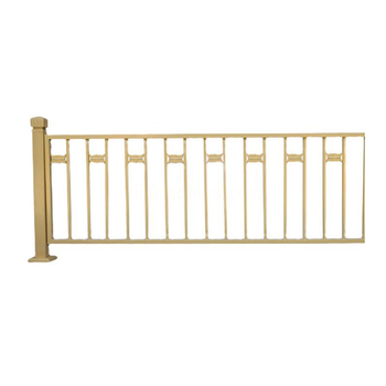 静电喷涂 黄金护栏 3.1*0.85m