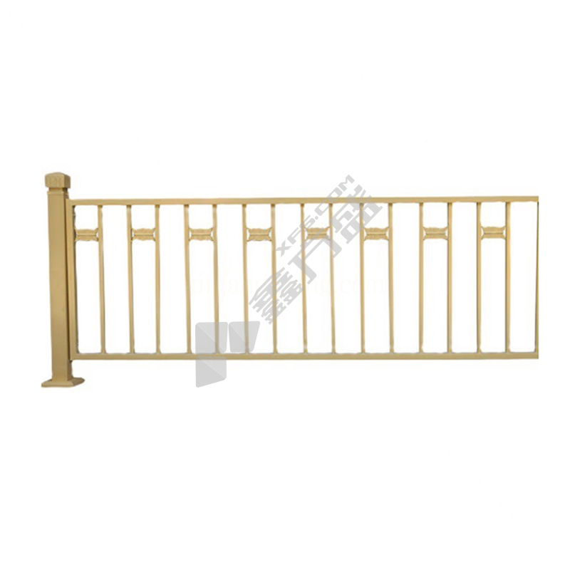 静电喷涂 黄金护栏 3.1*0.85m
