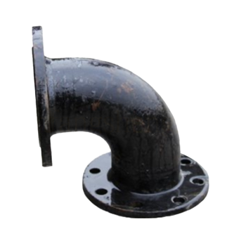 新兴 球墨铸铁管件90°双盘弯头 DN80 16kg