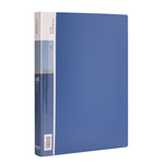 得力 5004 资料册 A4 蓝色 40页