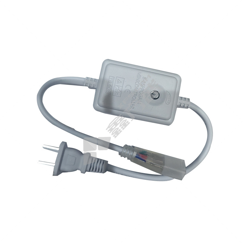 虹宇 四针型 LED灯带插头 10mm 220V