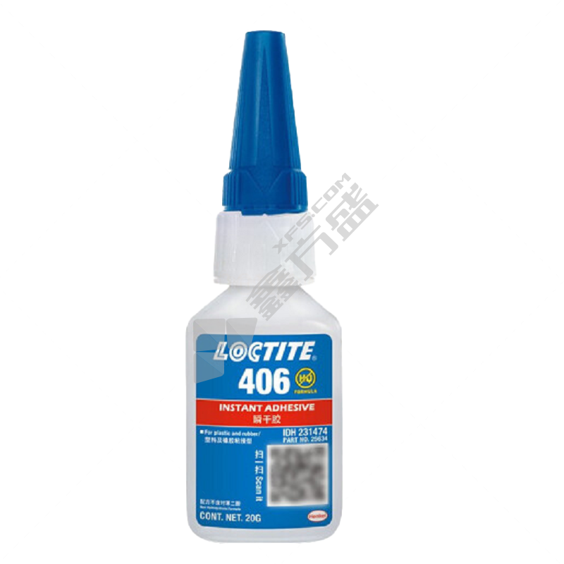 乐泰 瞬干胶406 20g  406