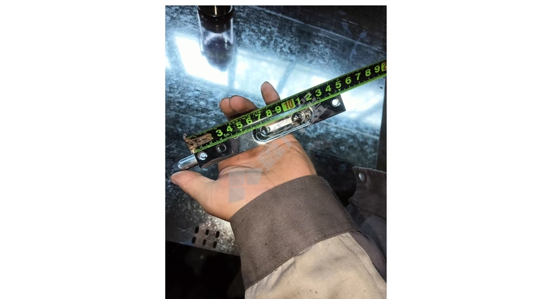 众旺 锌合金 防火门实心暗插销 6寸