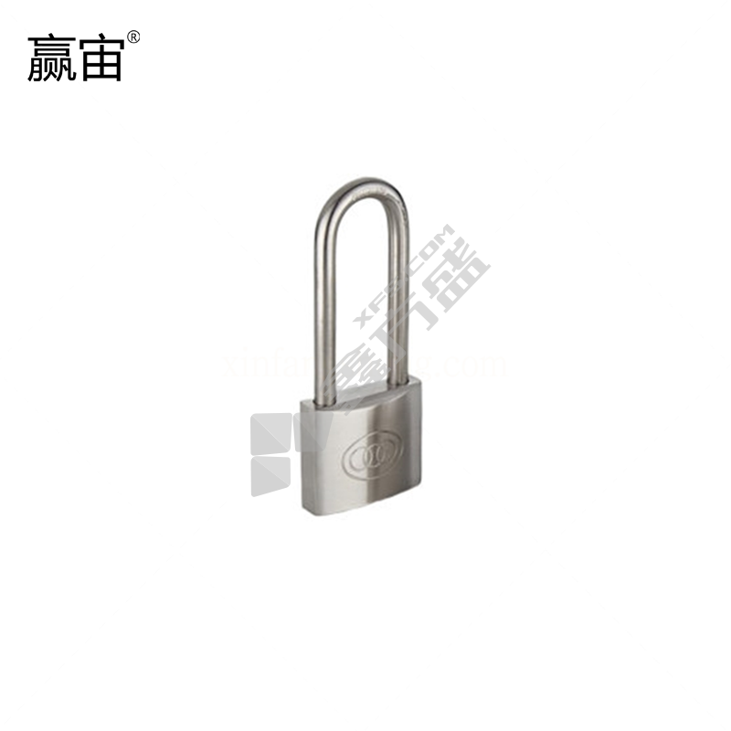 赢宙 304不锈钢长梁单开挂锁 50mm 不通开