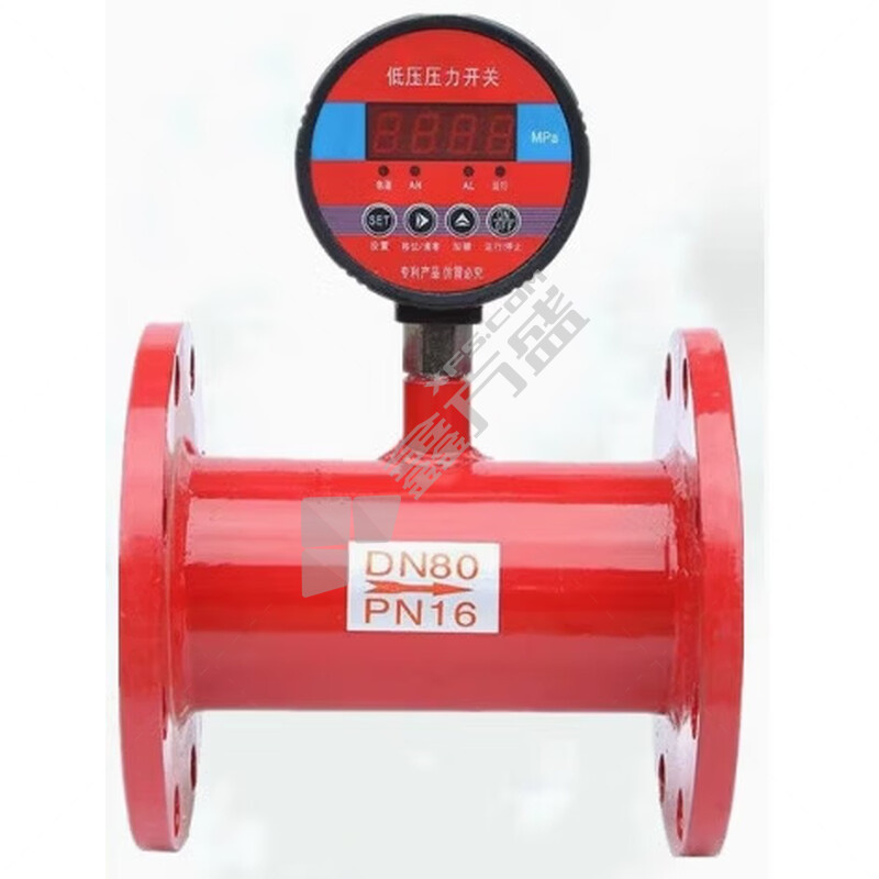 百川通 铸铁沟槽压力开关 KG DN50 1.6MPa