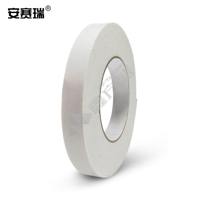 安赛瑞 白色  泡棉双面胶带 12671 1.8cm*10m 2.5mm