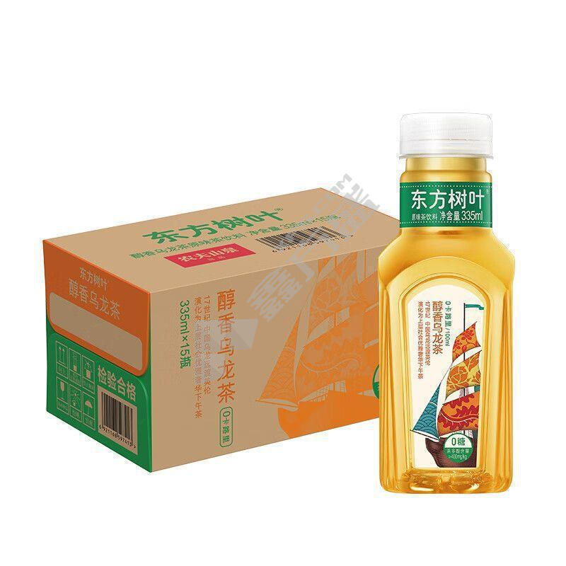 农夫山泉 醇香乌龙茶饮料 335ml 乌龙茶味 15瓶/箱