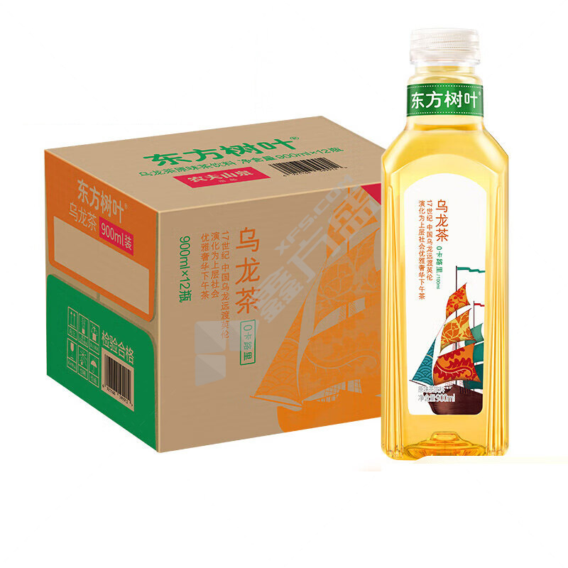 农夫山泉 乌龙茶饮料 900ml 乌龙茶味 12瓶/箱